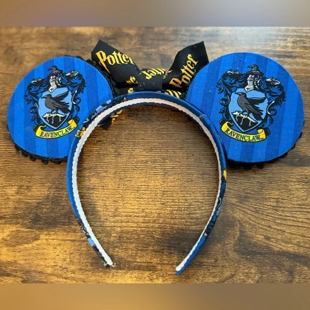 Harry Potter Blue Wizard House Inspired Mouse Ears - Handmade